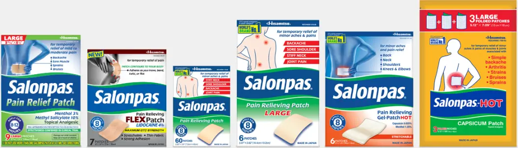 Salonpas® family shot of products