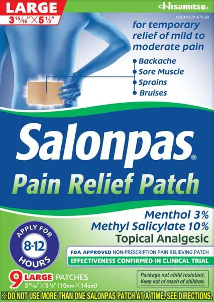 Salonpas® Pain Relief Patch LARGE box