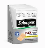 Box of Salonpas® Pain Relieving FLEX Patch samples