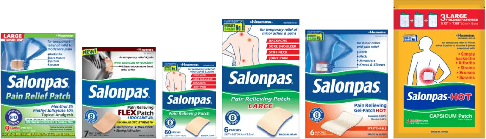 Salonpas Product Line-up